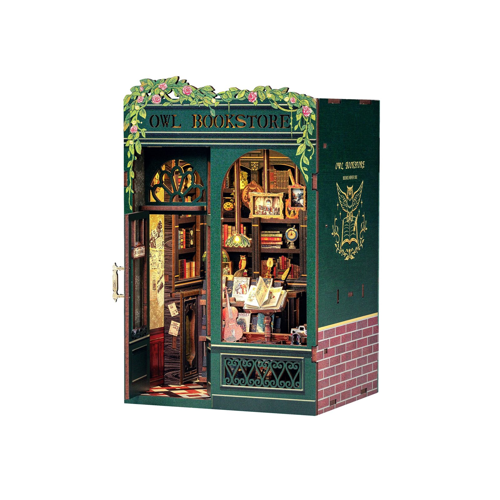 Owl Bookstore book nook kit